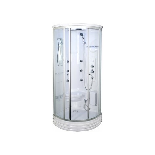 Duschy 6005 Masāža dušas kabīne 92x92x217cm